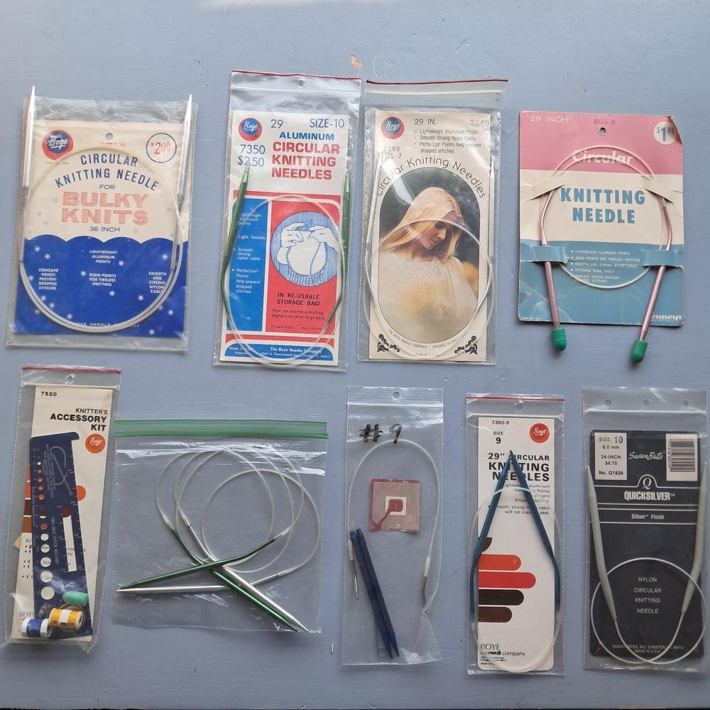 Vintage Knitting Needle Collection‎ Boye, Susan Bates & Penneys Aluminum Needles